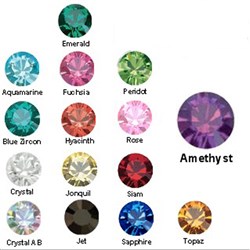 Rhinestones - Amethyst (LS)